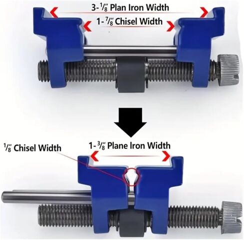 1PCS Honing Guide Chisel Sharpening Jig for Chisels And Planes, Adjustable Angle Guide Sharpener Jig Sharpening Stone Holder in Saudi Arabia