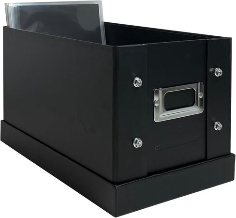 CheckOutStore Black Stamp & Die Craft Scrapbook Storage Pocket Box - 10 x 6 x 6 (Pack of 1) in Saudi Arabia