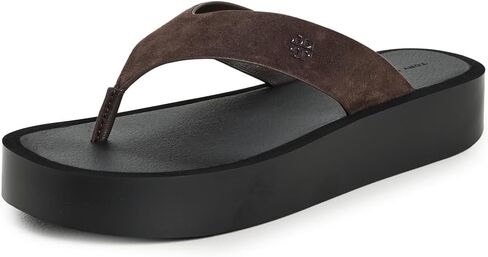 شبشب نسائي من الجلد ذو نعل سميك من Tory Burch in Kuwait