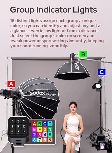 Godox AD400 Pro II AD400Pro II فلاش ستروب خارجي، 400 وات 2.4 جيجا TTL GN72 HSS 1/8000s، 0.01s-1s إعادة التدوير، وضع التجميد 1/27770s، 30W LED ضوء ثنائي اللون 2800K-6000K، 10 خطوات طاقة، ضوء أحادي للتصوير الفوتوغرافي in Saudi Arabia