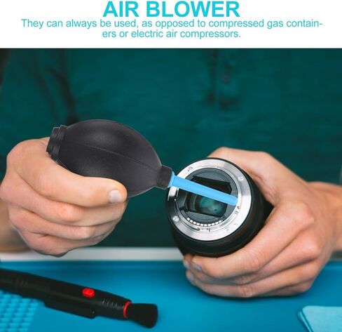Homoyoyo 4pcs Camera Sensor Lens Air Blower Dust Cleaner Device Squeeze Ball Pump Compressed Air Equipment for DSLR and Mirrorless Cameras Photography Cleaning in Saudi Arabia