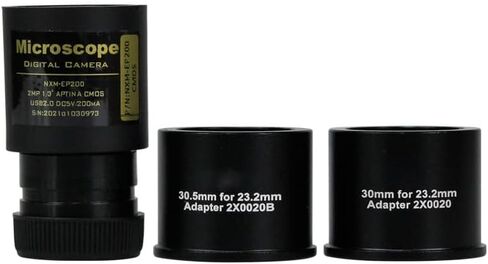 مجهر العدسة الرقمية الإلكترونية 2MP HD USB CMOS العدسة الرقمية الإلكترونية مع 30 مللي متر و 30.5 مللي متر محول حلقة المجهر الملحقات in Kuwait