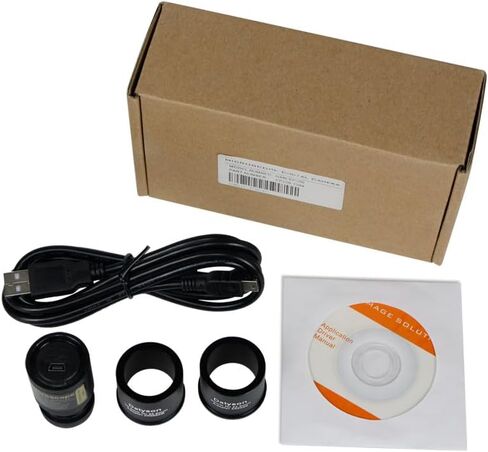 مجهر العدسة الرقمية الإلكترونية 2MP HD USB CMOS العدسة الرقمية الإلكترونية مع 30 مللي متر و 30.5 مللي متر محول حلقة المجهر الملحقات in Kuwait