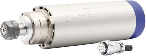 Machine tool CNC 2.2 kw ER20 220v air cooled spindle motor 2.2kw 80mm 80x224mm 4 bearings(Steel Ball Bearing,110v) in Saudi Arabia