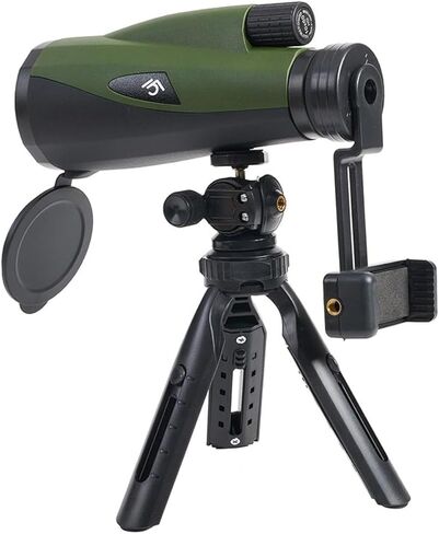 Expedition Eye 10x60 Monocular Telescope – Manual Focus, Multi-Coated Lens, Compact Outdoor Scope for Hiking, Wildlife, and Sports in Saudi Arabia