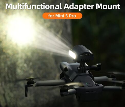 حامل كاميرا BTG DJI Mini 5 Pro بدون طيار لـ DJI OSMO 360 Nano Action 5 Pro 4 3/Pocket 3 2 /Insta360 Go Ultra 3S/ONE X5 X4/ONE R/Night Light Sport Camera Mount in Saudi Arabia