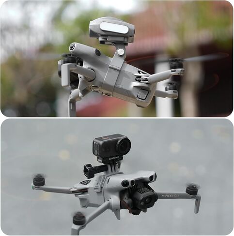 حامل كاميرا BTG DJI Mini 5 Pro بدون طيار لـ DJI OSMO 360 Nano Action 5 Pro 4 3/Pocket 3 2 /Insta360 Go Ultra 3S/ONE X5 X4/ONE R/Night Light Sport Camera Mount in Saudi Arabia