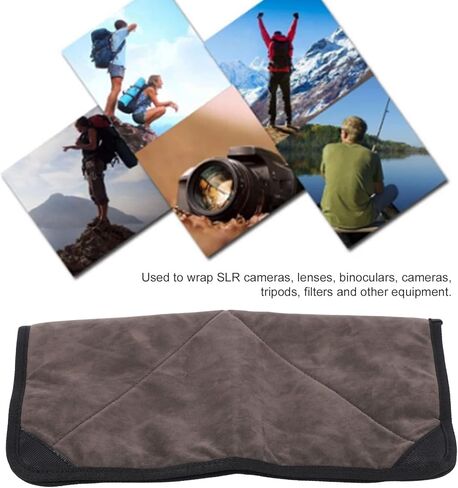 Camera Protective Wrap, Antiscratch Camera Wrap, Flannel Camera Wrap Cloth for DSLR, Smartphones, Laptops, Cosmetic in Saudi Arabia
