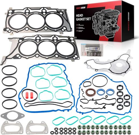 Torchbeam HS 26541 PT Head Gasket مجموعة ملائمة لجيب Wrangler 2012-2017 ، Dodge Grand Caravan 2011-2020 ، Grand Cherokee 2011-2015 ، Town & Country 2011-2016 ، Charger 2011-2020 ، Journey 2011-2019 3.6L. in Saudi Arabia