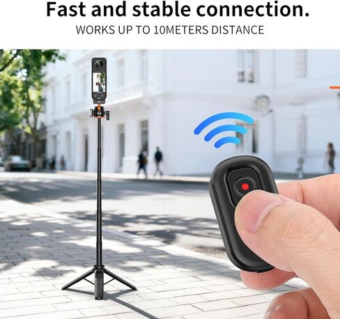جهاز تحكم عن بعد بلوتوث VRIG متوافق مع Insta360 X5/X4 Air/G03S/Ace Pro2/Ace Pro/GO3S-ملحقات الحركة الذكية in Saudi Arabia