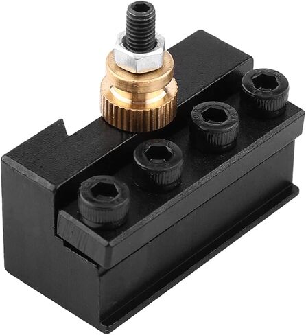 FLEXMAN Wedge Type Quick Changeover Tool Post Set, Aluminum Alloy Mini Lathe Quick Changeover Tool Post Holder Kit in Kuwait