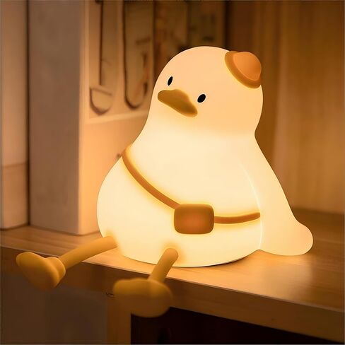 Cute Baby Night Lamp Gift,Soft Duck Night Light for Kids,Tap Toddler Night Light,Nursery Lamps & Shades,Kawaii Gift,Rechargeable Portable and Safety,Decoration,Nursery,Toddler Room,Bedroom in Saudi Arabia