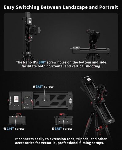 مجموعة التشغيل المستقر لكاميرا IFOOTAGE، Shark Slider Nano II 660، حامل ثلاثي عالي التحمل مع ذراعين سحريين كبيرين 32 بوصة in Saudi Arabia