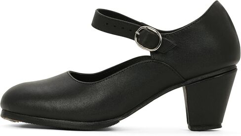 MANZANO 640 Women's Folklorico Dance Shoes with Nails, Leather, 6cm Heel in Saudi Arabia