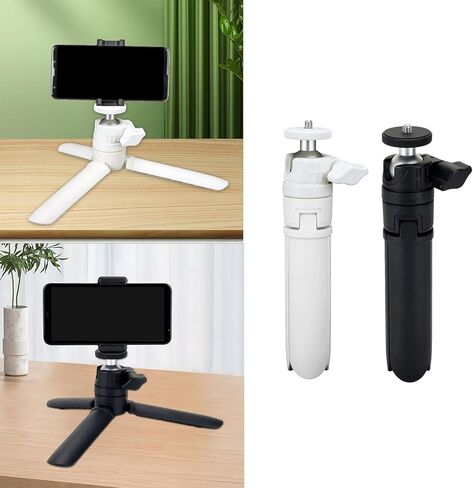 Foldable Small Tripod with 1/4Inch Thread Desk Small Compatible for Wide Ranges of Devices Table Tripods in Saudi Arabia