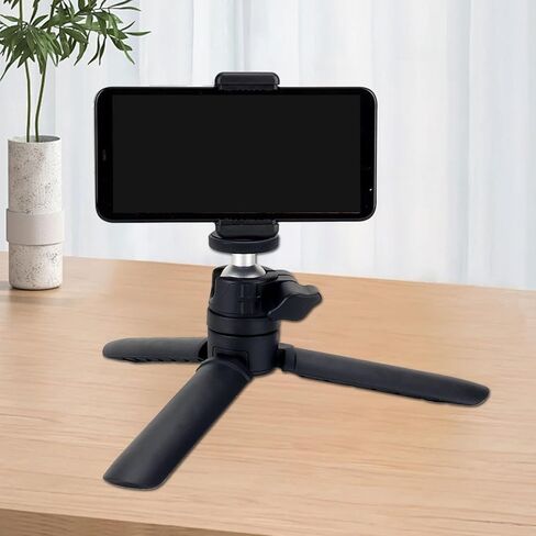 Foldable Small Tripod with 1/4Inch Thread Desk Small Compatible for Wide Ranges of Devices Table Tripods in Saudi Arabia