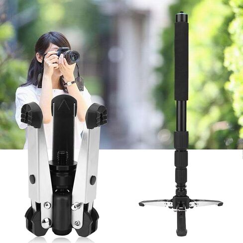 حامل ثلاثي صغير، حامل ثلاثي للكاميرا صغير 3 أرجل قاعدة مونوبود حامل Unipod يدعم قاعدة دعم Monopod مع ثلاثة أقدام للكاميرا in Kuwait