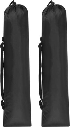 28x8 Inch Camp Chair Replacement Bag, 2 Pack Nylon Folding Camping Chair Carry Bag Tripod Case Bag with Handle for Outdoor Camping, Black in Saudi Arabia