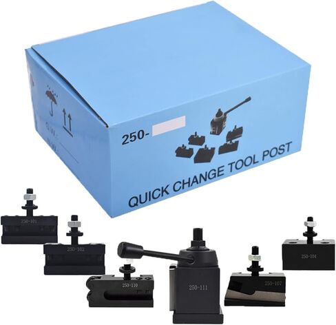 AXA 6-Pack Wedge Type Quick Change Tool Post Set for Lathe Swing 12Inch in Saudi Arabia