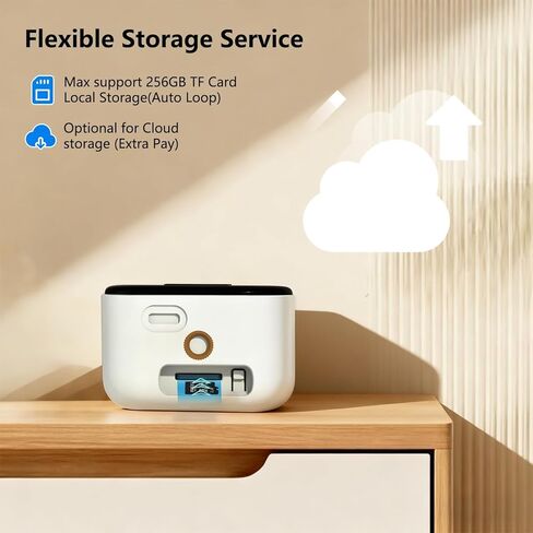 كاميرا نافذة 2.5K، كاميرات أمان للنافذة 5 جيجا هرتز و2.4 جيجا هرتز مع رؤية ليلية ملونة، كاميرا WiFi مع كشف الحركة، تسجيل مستمر، صفارة إنذار، تنبيهات في الوقت الحقيقي، صوت ثنائي الاتجاه (أبيض) in Kuwait