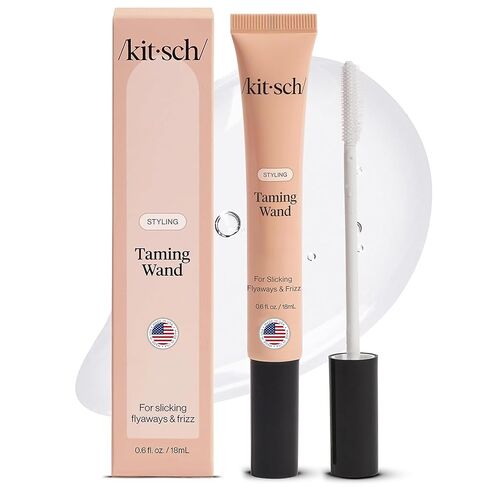 Kitsch Fly Away Stick for Hair - Taming wand with biotin ، aloe & vitamin e - clear clear -shipe hair mascara for flyaways and baby hairs - شعر خفيف الشعر وعصا الشعر متعددة الاستخدامات - 18 مل. in Saudi Arabia