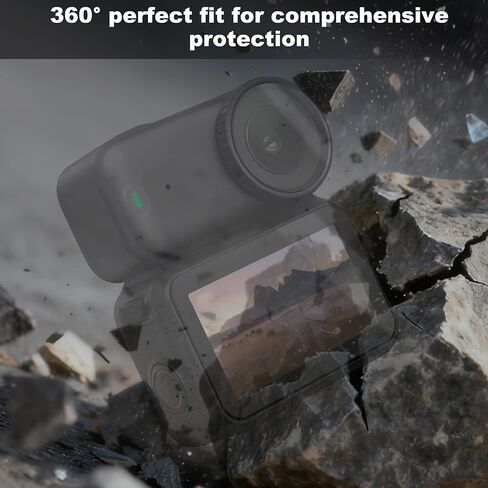 4 مجموعات من واقي الشاشة لـ Dji Osmo Nano، وواقي شاشة الكاميرا من الزجاج المقوى بصلابة 9H وطبقة حماية للعدسة وملحقات الكاميرا المضادة للخدش، حماية كاملة فائقة الدقة وخالية من الفقاعات in Kuwait