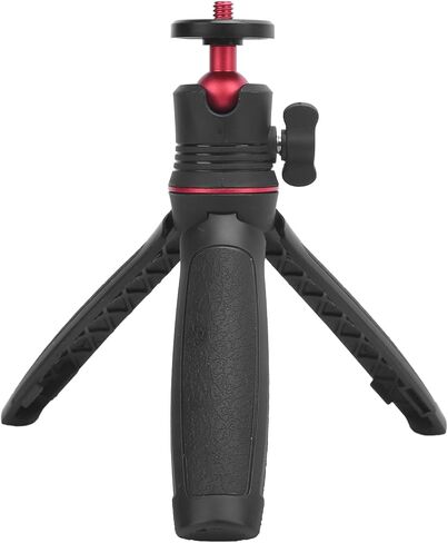 Extendable Desktop Tripod Stand, ABS Silicone Portable Selfie Stick with 1/4 Inch Screw for Digital Camera Stabilizer - Compact 2 in 1 Design, Anti Slip Pad, Ideal for Vloggers in Kuwait