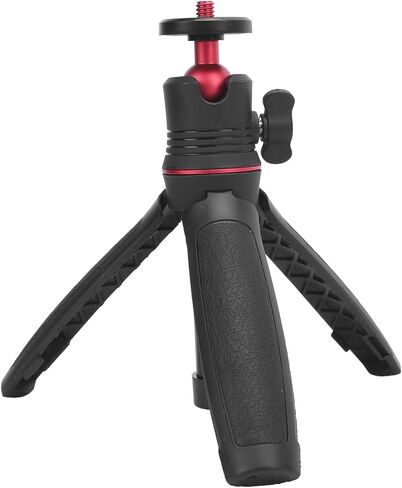 Extendable Desktop Tripod Stand, ABS Silicone Portable Selfie Stick with 1/4 Inch Screw for Digital Camera Stabilizer - Compact 2 in 1 Design, Anti Slip Pad, Ideal for Vloggers in Kuwait