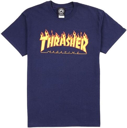 Thrasher Magazine Flame White Medium T-Shirt in Kuwait
