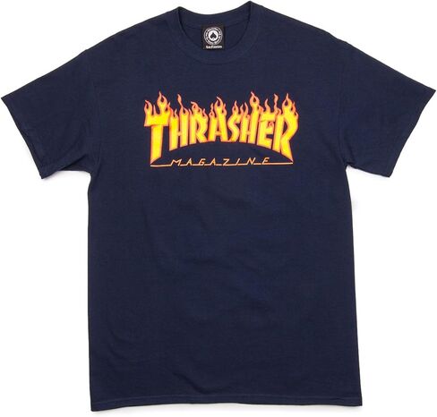 Thrasher Magazine Flame White Medium T-Shirt in Kuwait