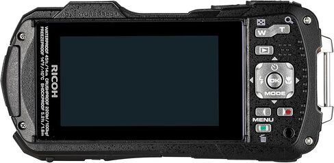 Ricoh WG-80 Rugged Waterproof Digital Camera (Black) Shockproof Freezeproof Compact Design | Full HD Video LED Macro Lights for Outdoor Travel Adventure + 64GB Card + More (12 Pc Bundle) in Kuwait