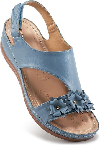 Reimferce Dressy Wedge Sandals for Women: Comfortable Casual Walking Wedges for Party Vacation Birthday Wedding Indoor for Home House Office in Saudi Arabia