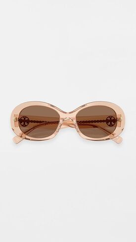 Tory Burch Sunglasses TY 7214 U 195473 Transparent Light Brown/Dark Polyamide in Saudi Arabia