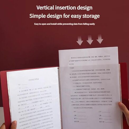 Presentation Folder with 60/80/100 Pocket Display Folders for School Presentations Insurance Financial Documents Heavy Duty Folder Organiser in Saudi Arabia