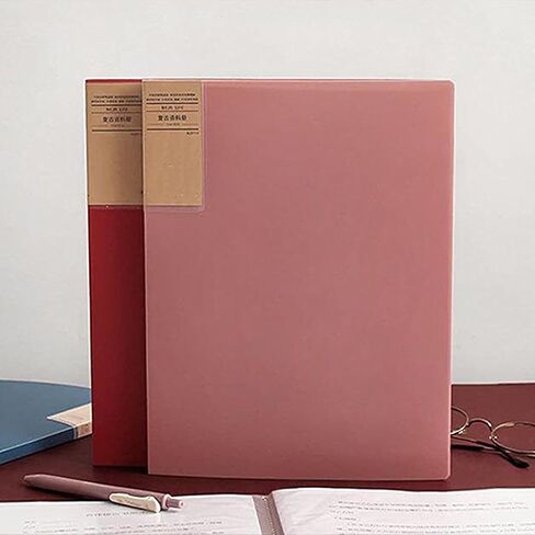 Presentation Folder with 60/80/100 Pocket Display Folders for School Presentations Insurance Financial Documents Heavy Duty Folder Organiser in Saudi Arabia
