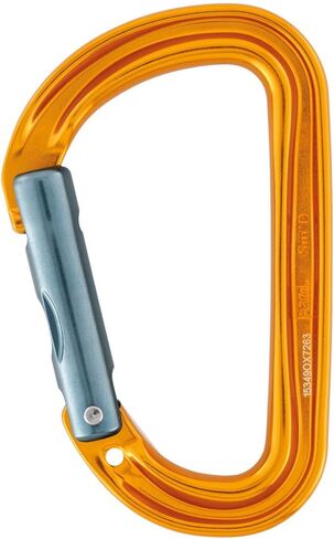 Petzl Sm'd Wall Carabiner - Carabiner مضغوط وخفيفة الوزن على شكل D لتسلق المعدات ومعدات الأرفف in Kuwait