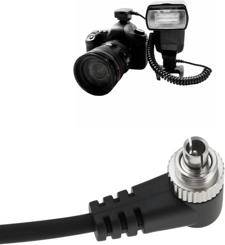 2Pcs PC Flash Cable Spiral Cable Up 30-100cm for Connecting The Camera and Flash in Saudi Arabia