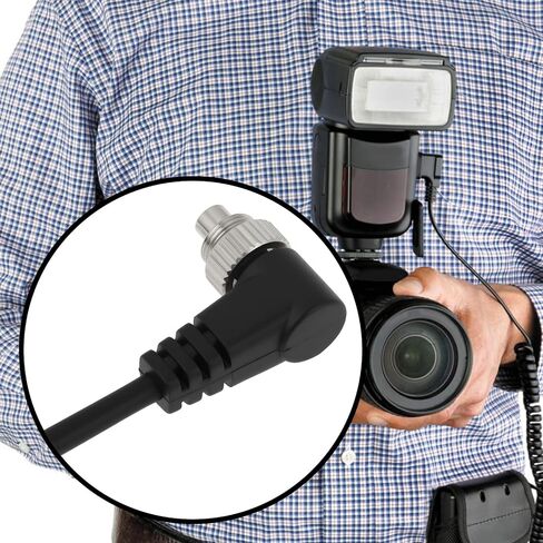 2Pcs PC Flash Cable Spiral Cable Up 30-100cm for Connecting The Camera and Flash in Saudi Arabia