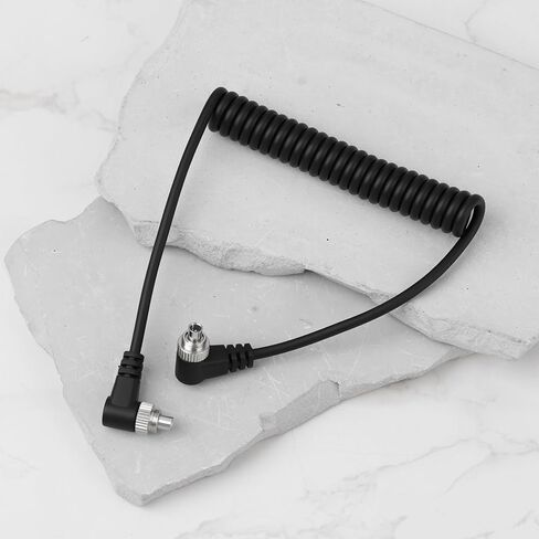 2Pcs PC Flash Cable Spiral Cable Up 30-100cm for Connecting The Camera and Flash in Saudi Arabia