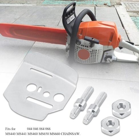 TOPINCN Side Plate Collar Screw Nut Stud Mental Hexagon Chainsaw Parts Tools Replacement Accessories Fit for MS441 MS460 MS650 MS660 in Saudi Arabia