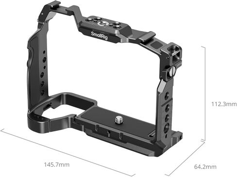 SmallRig Alpha 7 V HawkLock Quick Release Cage for Sony Alpha 7 V / 7R V / 7 IV, Built-in Quick Release Plate for Arca & NATO Rail & QD Socket & Cold Shoe, Compatible with DJI RS Stabilizer in Saudi Arabia