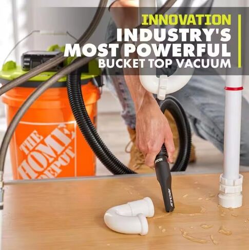 RYOBI ONE+ 18V Cordless 5 Gal. Wet/Dry Vacuum Kit with 1-1/4 in. Hose, Crevice Tool, 4.0 Ah Battery, and Charger in Saudi Arabia
