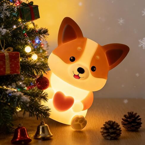 Night Light for Kids, Cute Duck Silicone Nightlight with Timer, Rechargeable Nursery Light, LED Squishy Night Lights, Safe Bedside Lamp, Dimmable Animal Night Lamp for Boys Girls Toddler (Duck) in Saudi Arabia