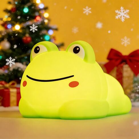 Night Light for Kids, Cute Duck Silicone Nightlight with Timer, Rechargeable Nursery Light, LED Squishy Night Lights, Safe Bedside Lamp, Dimmable Animal Night Lamp for Boys Girls Toddler (Duck) in Saudi Arabia