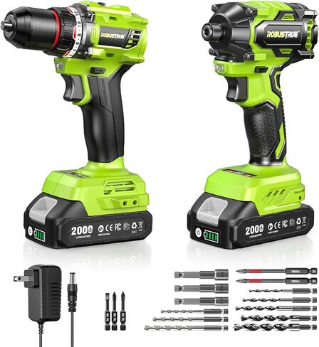 سائق التأثير: 21V 1/4 "سائق سداسي الأضلاع ، 230n.M (2،035 بوصة) مجموعة مثقلة لبرنامج تشغيل سائق التأثير ، بتات البراغي 20psc ، بطارية 2.0 AH ، سرعة متغيرة لـ DIY و Automotive in Kuwait