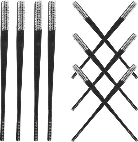 10pcs Dual-Head Mini Cleaning Brushes Metal Surface Gap Brush Multi-Functional for Household and Parts Cleaning in Kuwait