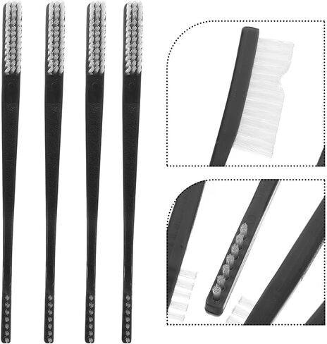10pcs Dual-Head Mini Cleaning Brushes Metal Surface Gap Brush Multi-Functional for Household and Parts Cleaning in Kuwait