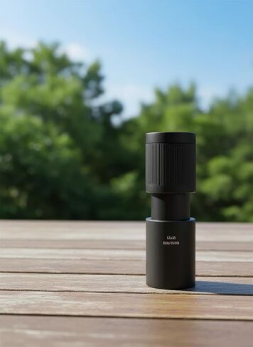 High Power 12x36 Monocular Telescope HD Low Light Night Vision Scope for Outdoor Hiking Camping Bird Watching in Saudi Arabia