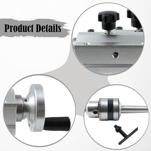 مركز دوار لآلة تيلستوك للحفر DIY لملحقات الحرف اليدوية أجزاء تشاك B12 أداة المركز المباشر in Kuwait