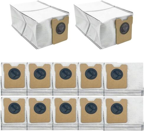 10 حزمة C20 أكياس الغبار البديلة المتوافقة مع eufy c10 ، c20 omni روبوت الفراغ ، أكياس فراغ بديلة كبيرة السعة in Kuwait